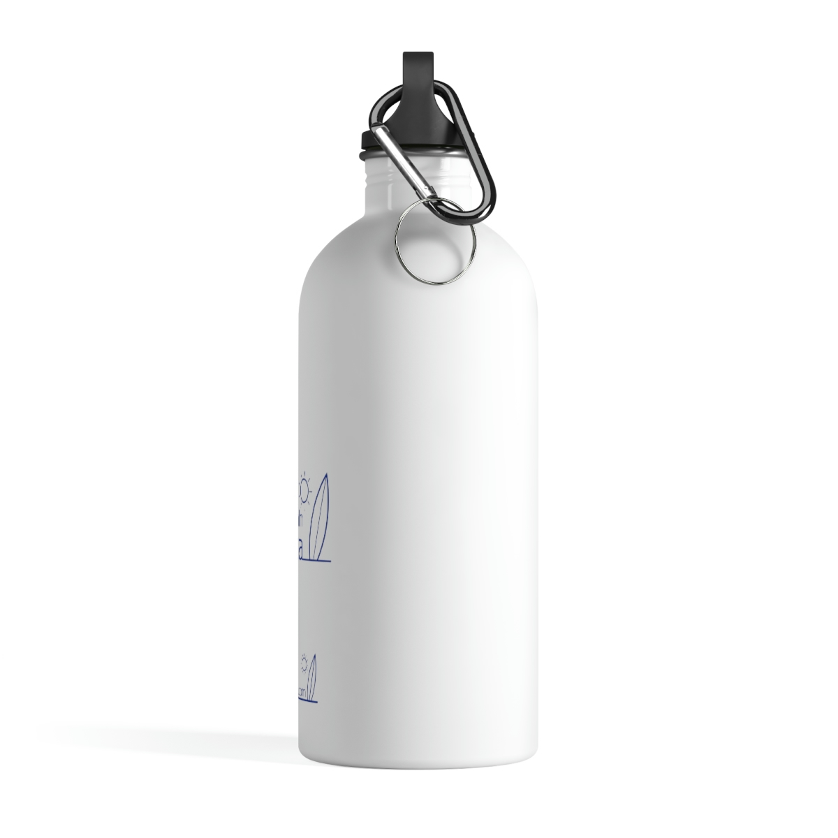 Stainless Steel Water Bottle Love Livin In Florida Surfboard - Image 2