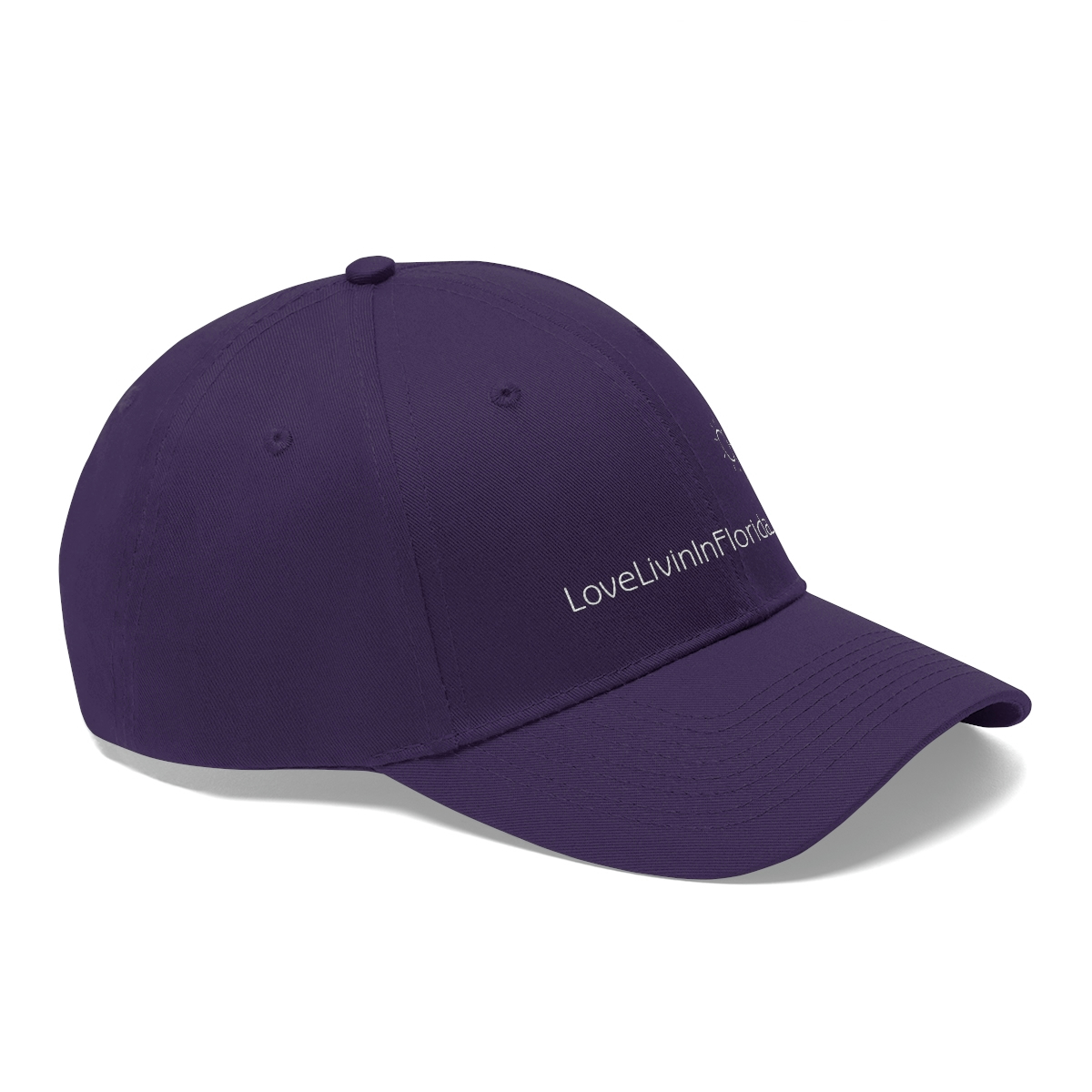 Unisex Twill Hat Love Livin In Florida Surfboard - Image 17