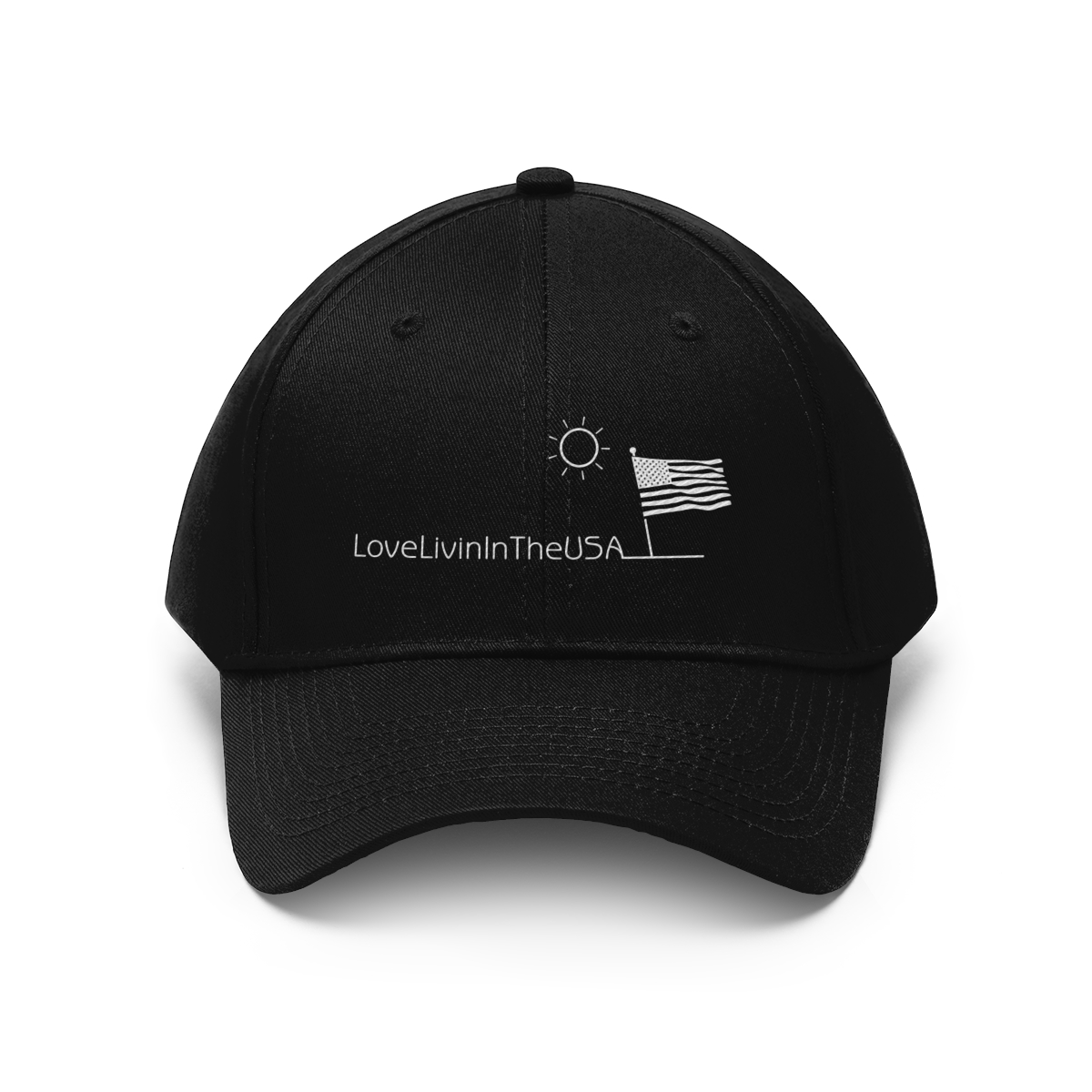 Unisex Twill Hat Love Livin In The USA