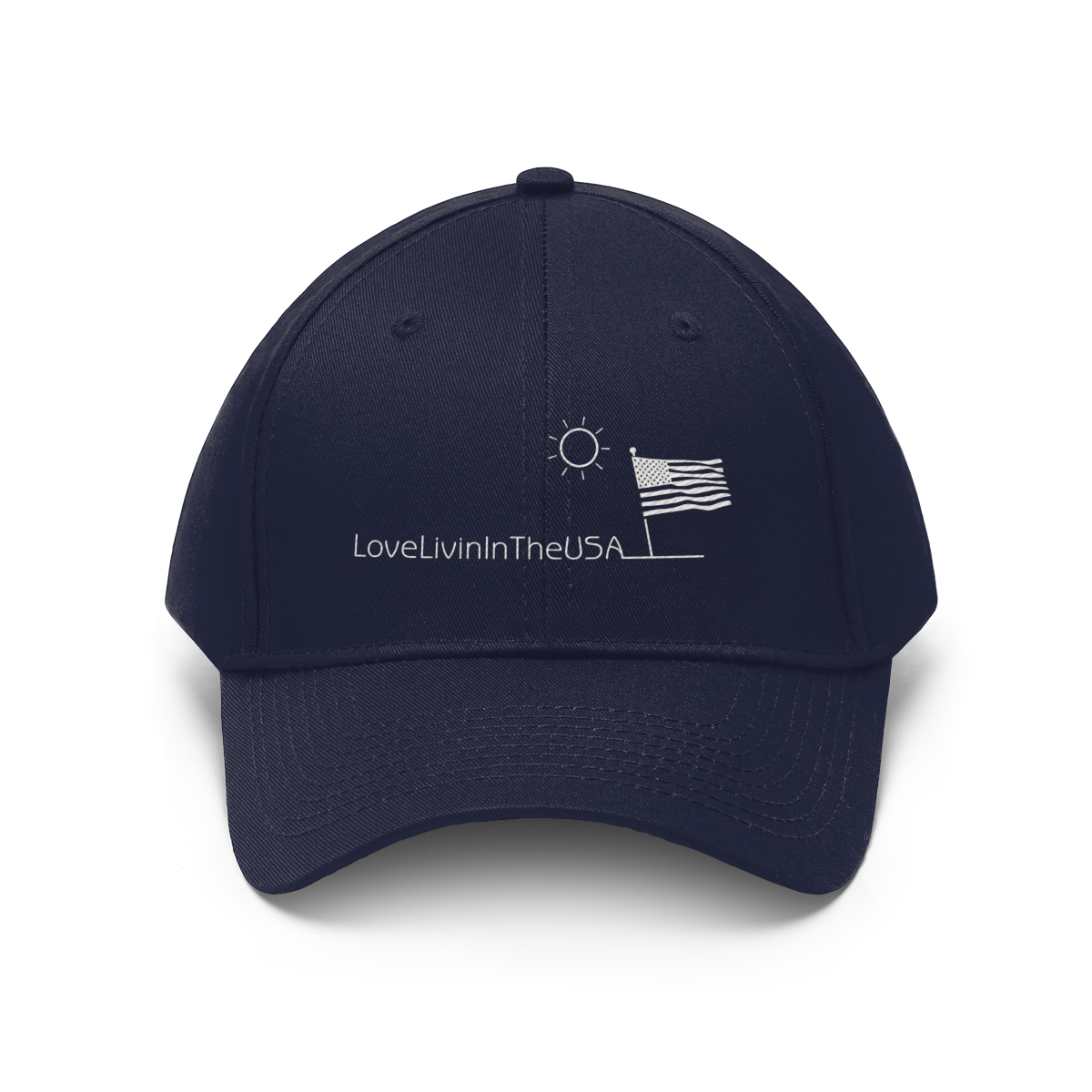 Unisex Twill Hat Love Livin In The USA - Image 6