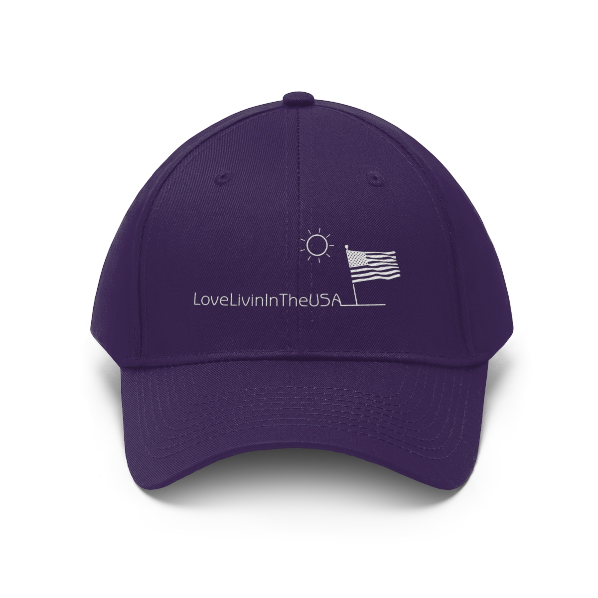 Unisex Twill Hat Love Livin In The USA - Image 11