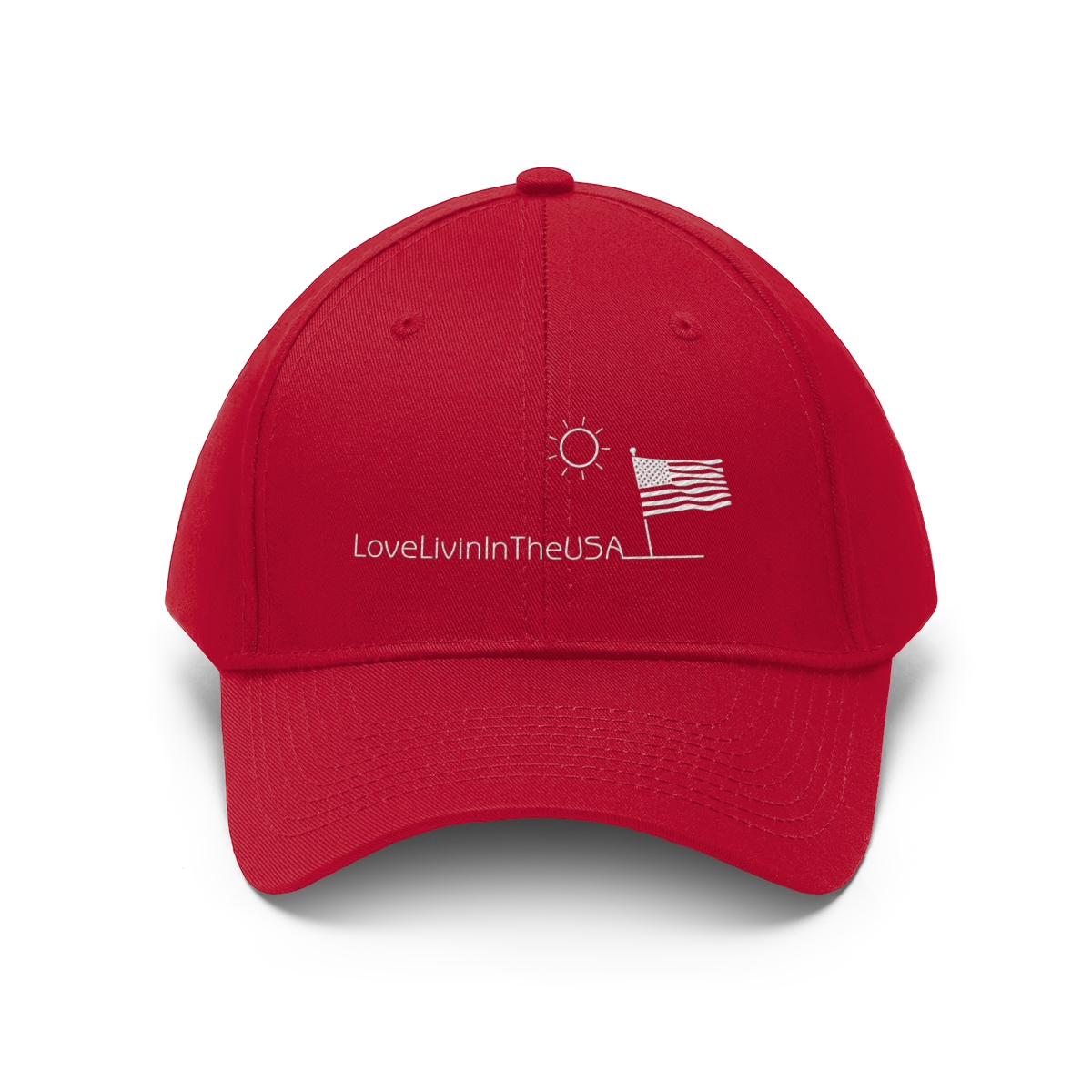 Unisex Twill Hat Love Livin In The USA - Image 16