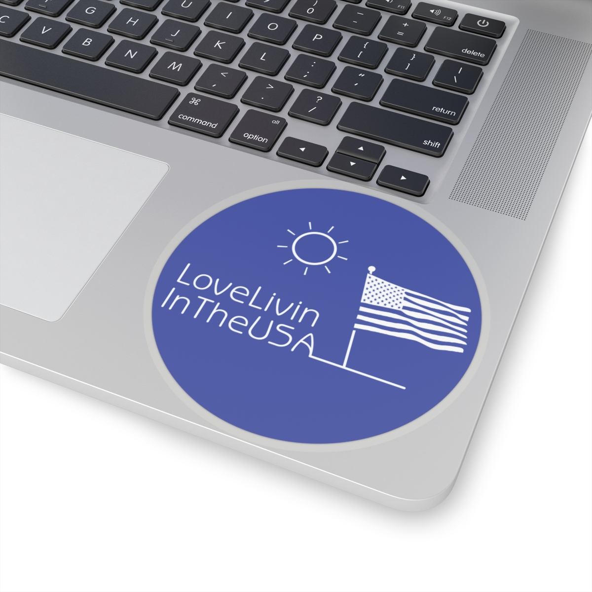 Kiss-Cut Stickers Love Livin In The USA - Image 14