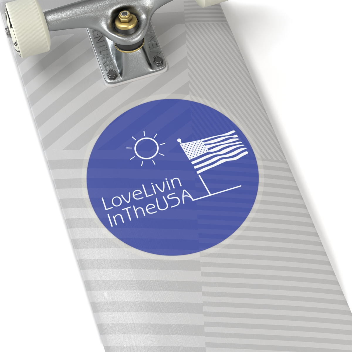 Kiss-Cut Stickers Love Livin In The USA - Image 5