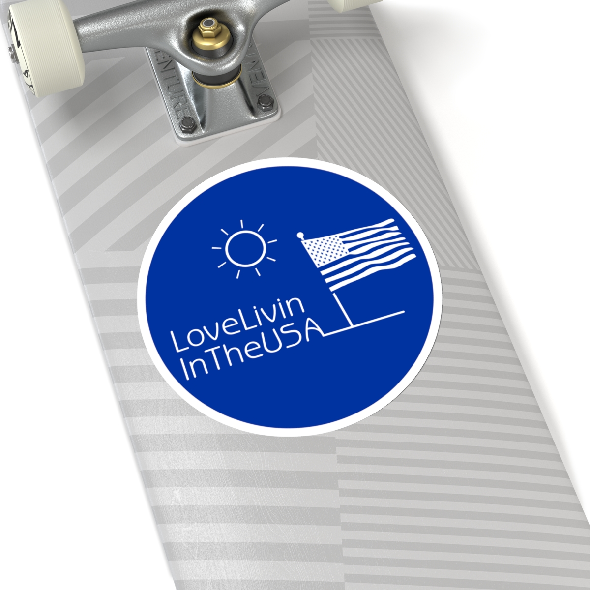 Kiss-Cut Stickers Love Livin In The USA - Image 8