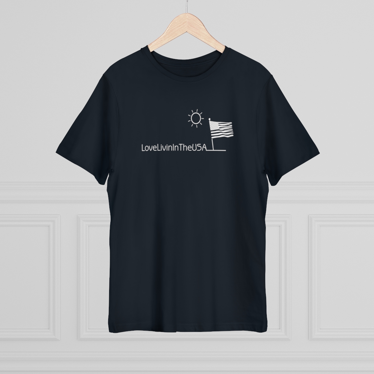 Unisex Deluxe T-shirt Love Livin In The USA - Image 4