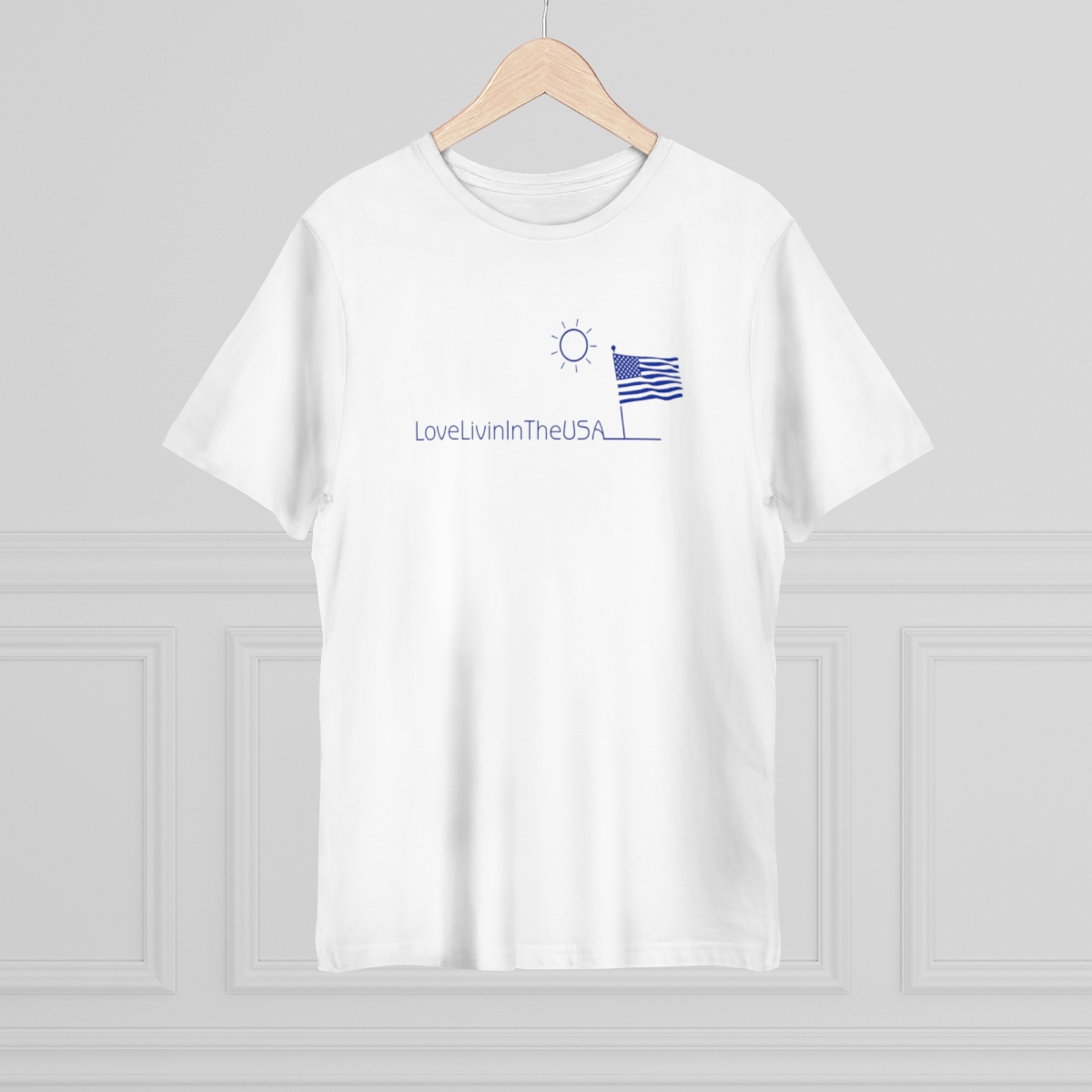 Unisex Deluxe T-shirt Love Livin In The USA - Image 10